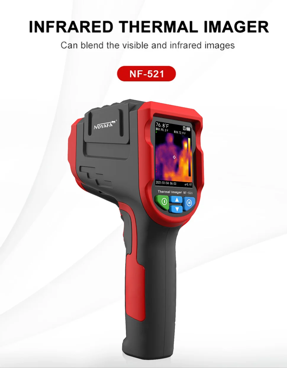 Nf 521 Thermal Imaging Camera - Telecamera Termica a Infrarossi Industriale Automatica