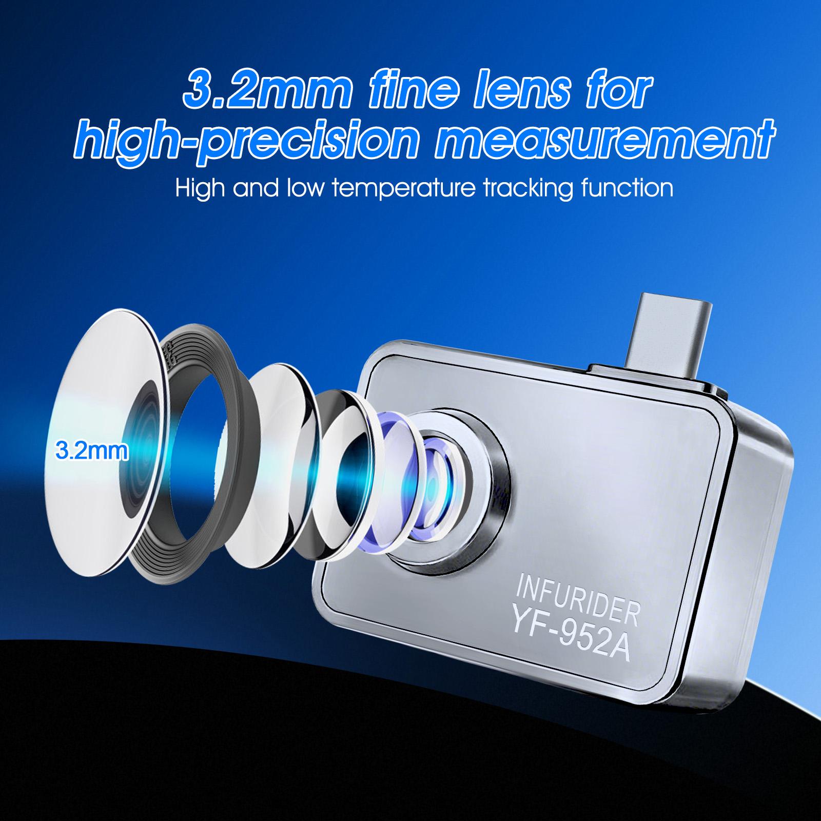Fotocamera termica 256x192 per - Thermal Imaging Camera 256X192 recensione e prezzo